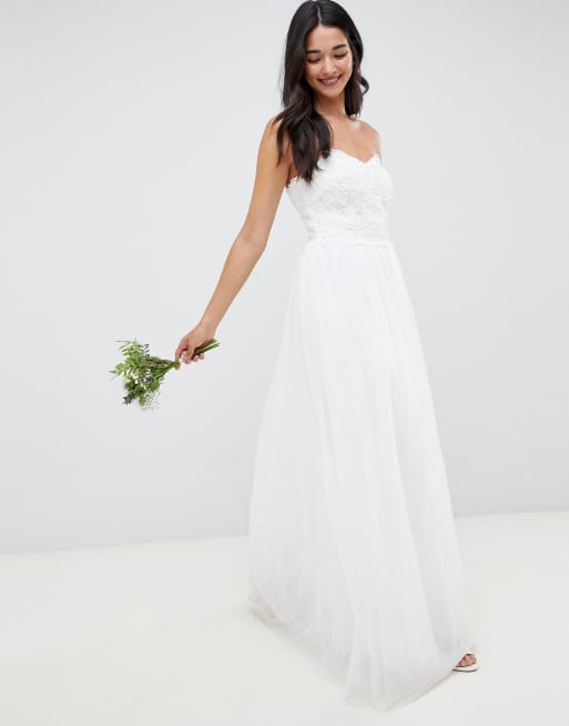 asos princess wedding dress