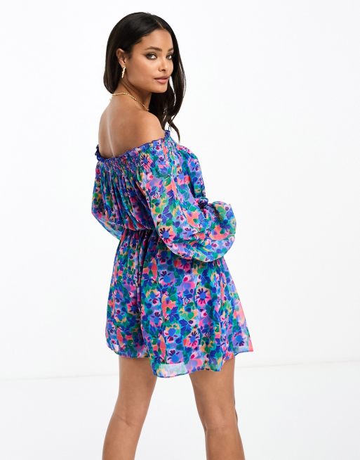 Little mistress hotsell blue floral dress