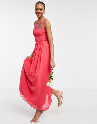 Little mistress chiffon maxi dress best sale