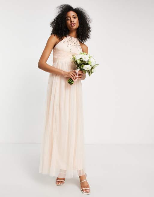 Little mistress beaded outlet maxi dress