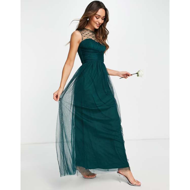 Little mistress embellished bodice maxi dress hotsell