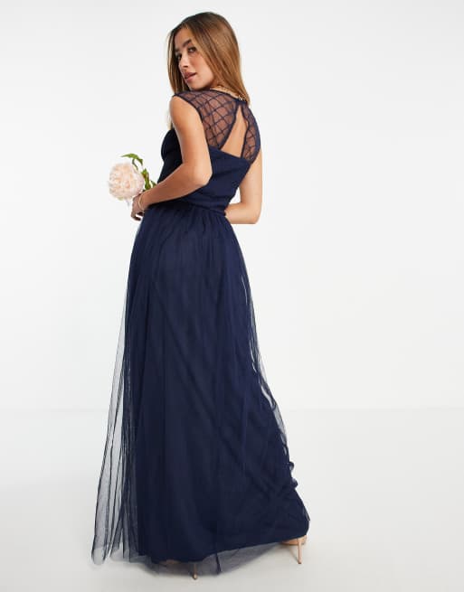 Little mistress embellished outlet maxi dress