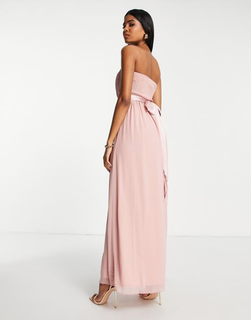 Little mistress clearance dusky pink dress