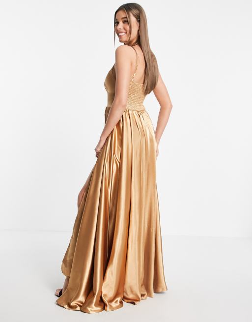 Little mistress gold store dress