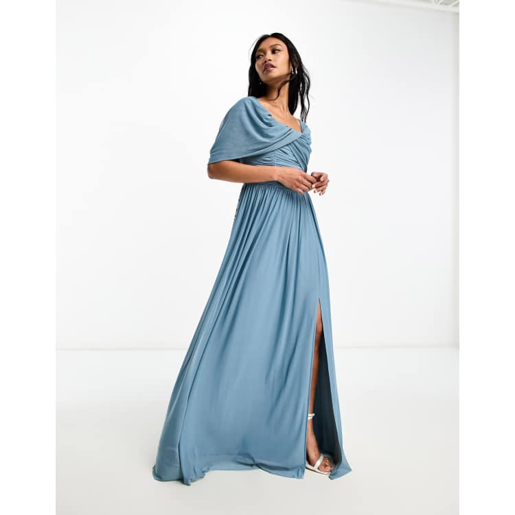 Little mistress stripe maxi dress hotsell