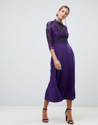 Little mistress shop lace midi dress