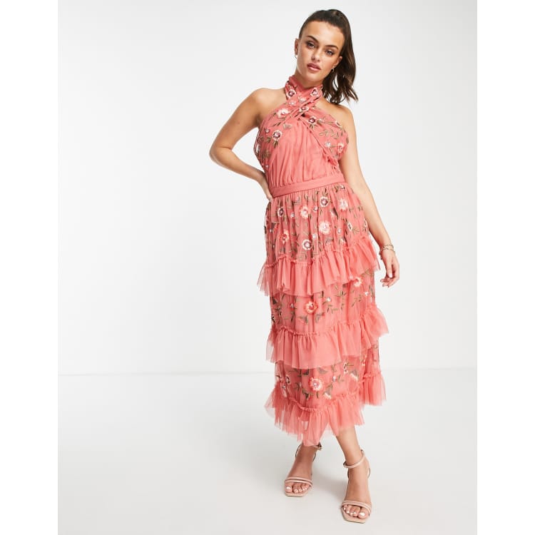 Little mistress outlet coral dress