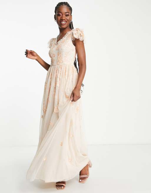 Little mistress sherbet maxi dress best sale