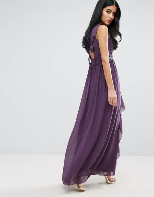 Little mistress long orders sleeve maxi dress