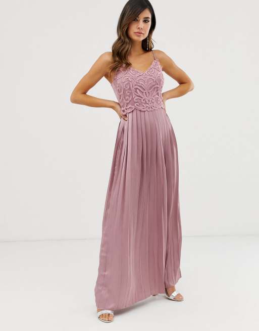 Little mistress anna beadwork maxi sale dress