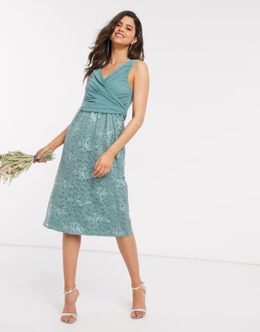 Fern embroidered outlet dress