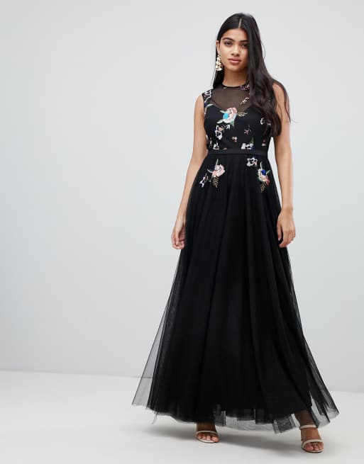 Little mistress embellished 2025 bodice maxi dress