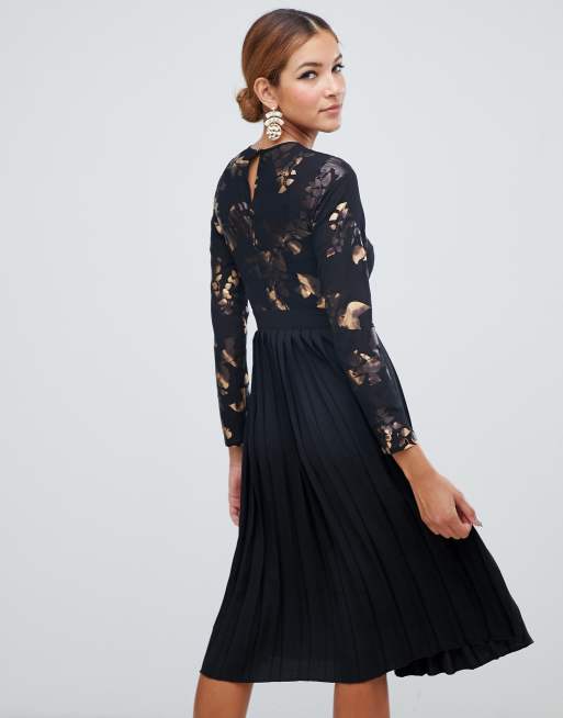 Little mistress clearance gold foil dress