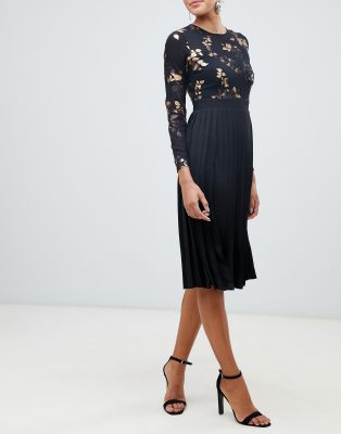 little mistress gold foil dress