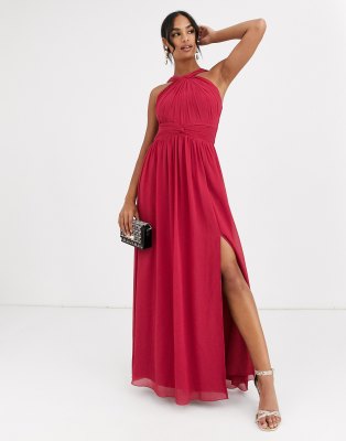 purple plus size formal dress