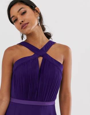 dress with neck strap