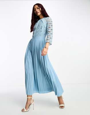 Little mistress clearance lace maxi dress