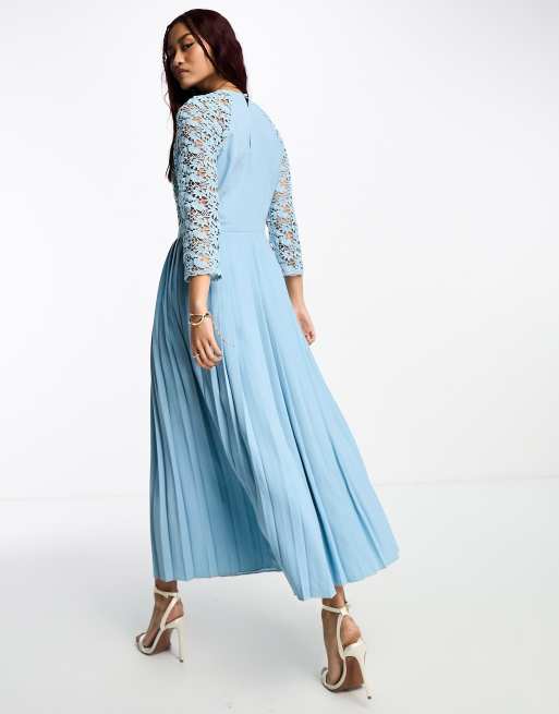 Little mistress outlet blue lace dress