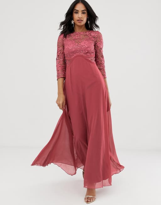 Little mistress 2025 crochet maxi dress