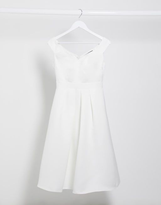 Little Mistress - Mariage - Robe de bal de promo mi-longue - Blanc cassé