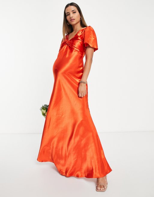 Little mistress orange dress hotsell