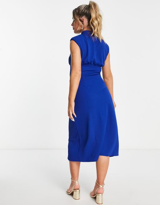 Little mistress cobalt blue hot sale dress