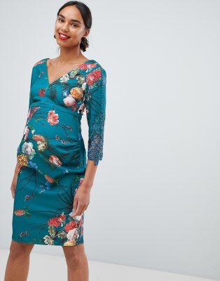 asos little mistress maternity dress