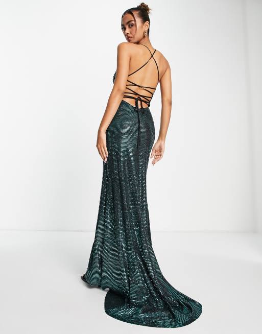 Little mistress outlet sequin maxi dress