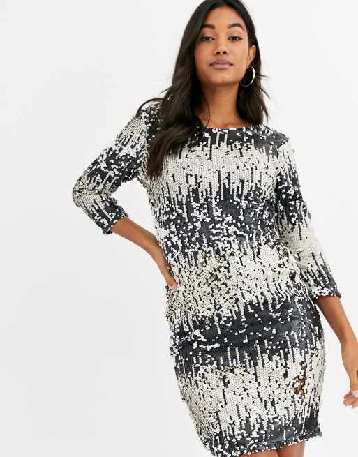 Little mistress clearance ombre sequin dress