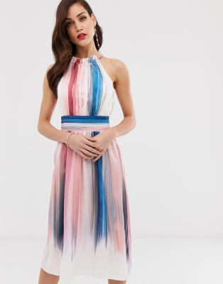 little mistress ombre stripe dress