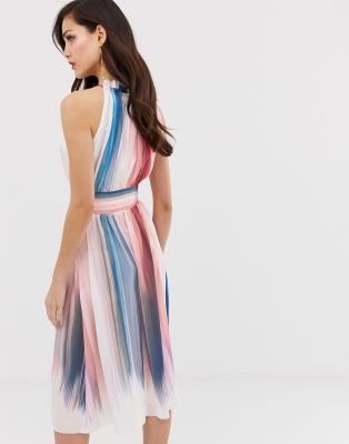 little mistress ombre stripe dress