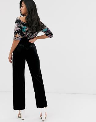 little mistress bardot jumpsuit