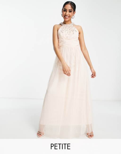 Little mistress best sale blush maxi dress