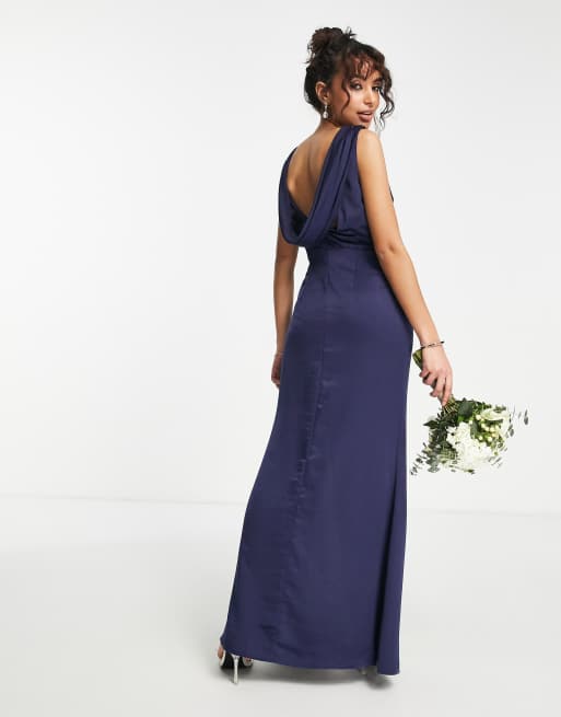 Little mistress hotsell purple bridesmaid dresses