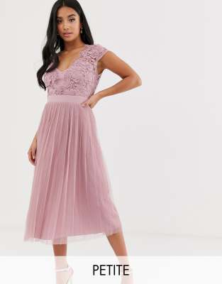 petite tulle dress