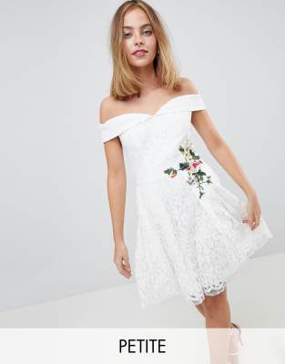petite bardot dress