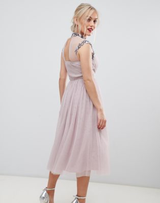 little mistress midi prom dress