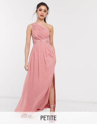 little mistress one shoulder maxi dress