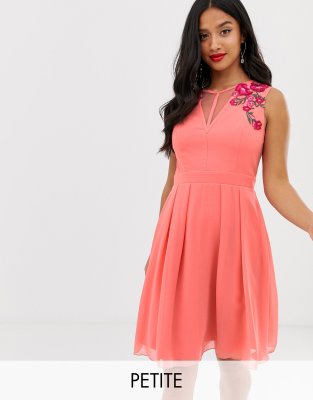 petite plunge dress