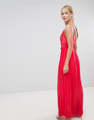 pleated skirt maxi