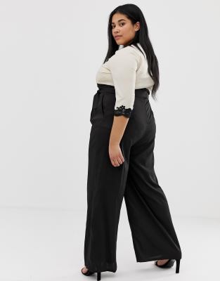 little mistress wrap front jumpsuit
