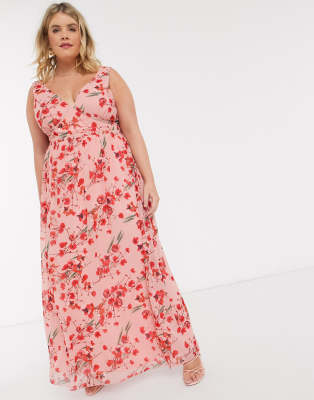 little mistress print maxi dress