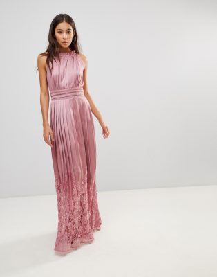 little mistress high neck maxi dress