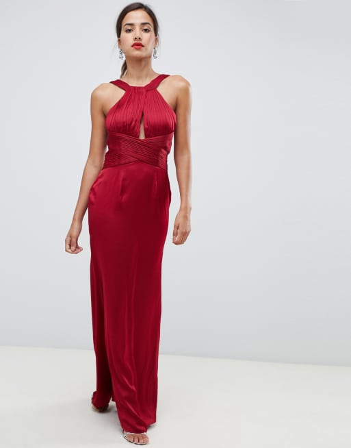 Little mistress shop keyhole maxi dress