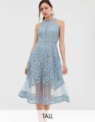 Little mistress clearance blue lace dress