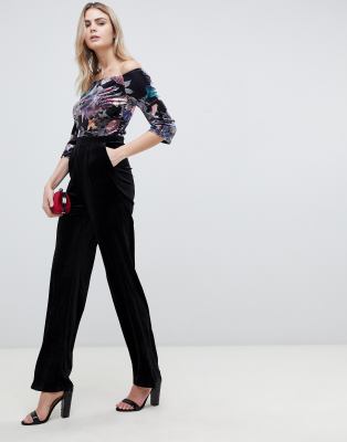 little mistress black jumpsuit