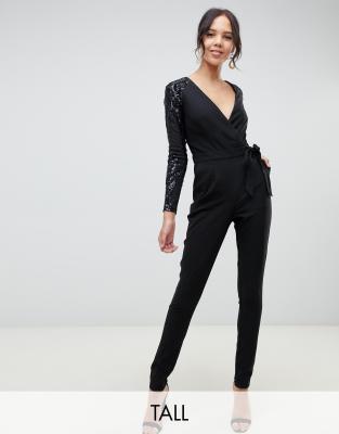 little mistress black jumpsuit