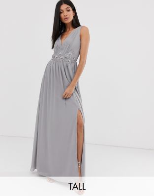 little mistress tall maxi dress