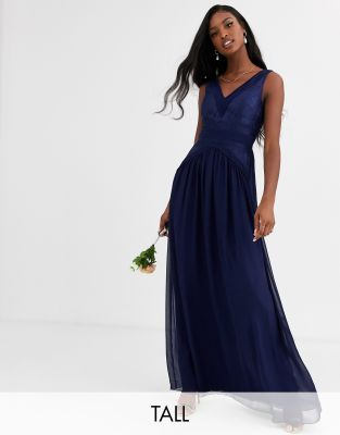 little mistress v neck maxi dress