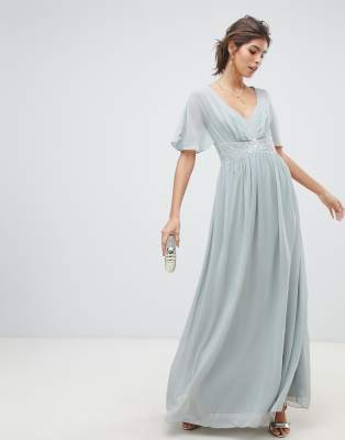 little mistress waterlily maxi dress